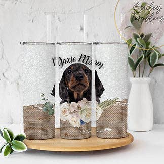 Doxie Mom Tumbler for wholesale by Countryside Savage