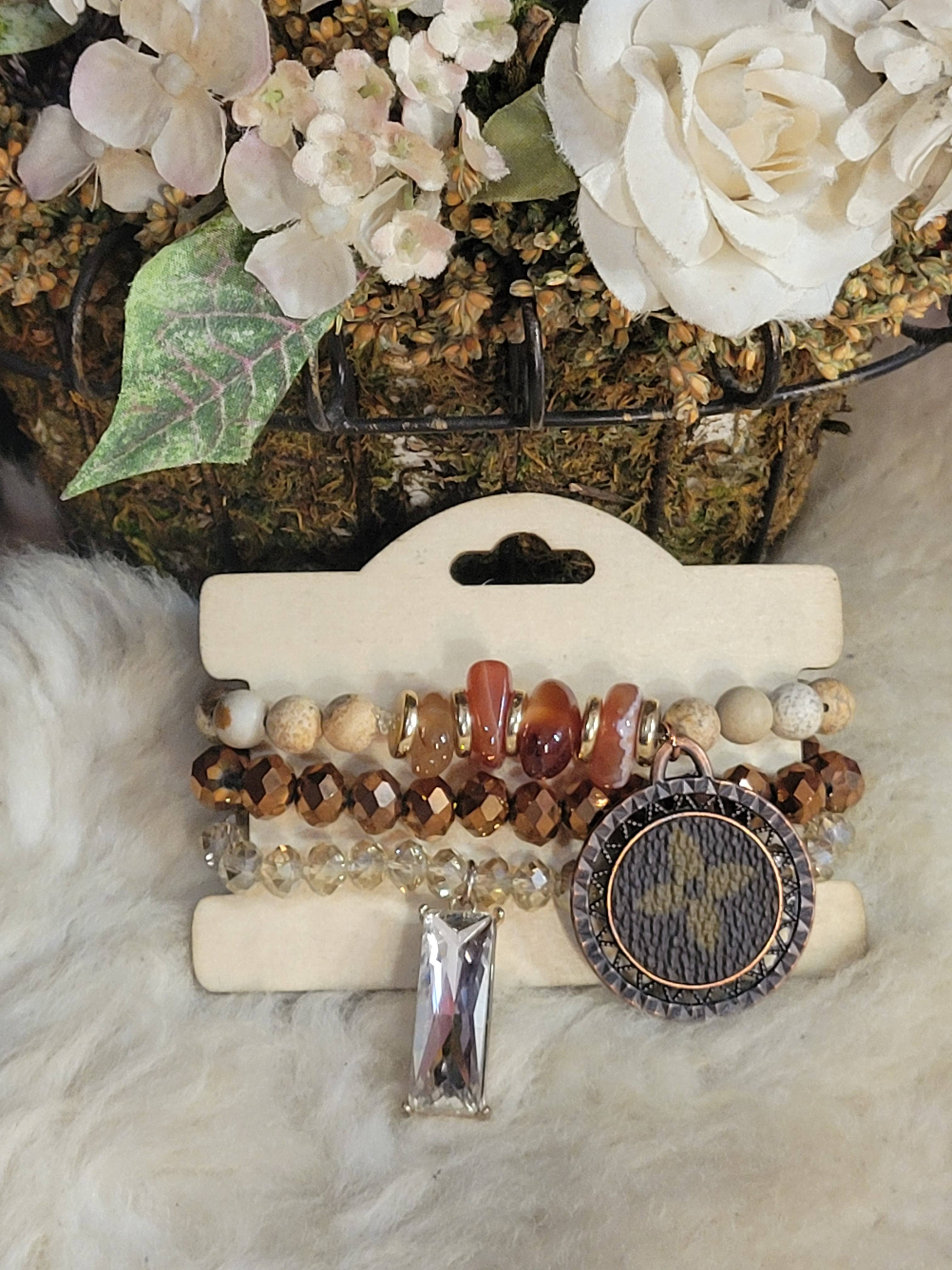 Upcycled Always & Forever accessories - Wholesale Jewelry Set - Upcycled small stacks - last ones available 14