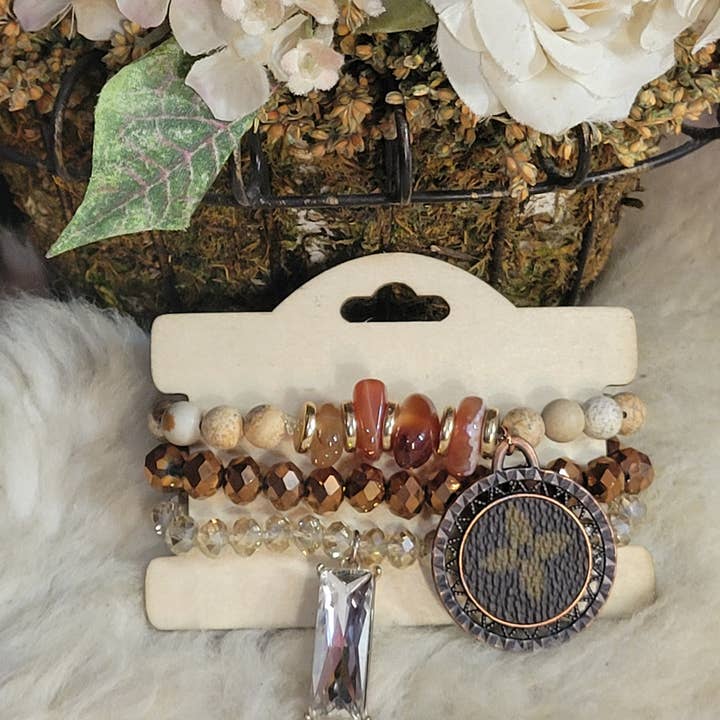 Upcycled Always & Forever accessories - Wholesale Jewelry Set - Upcycled small stacks - last ones available 14