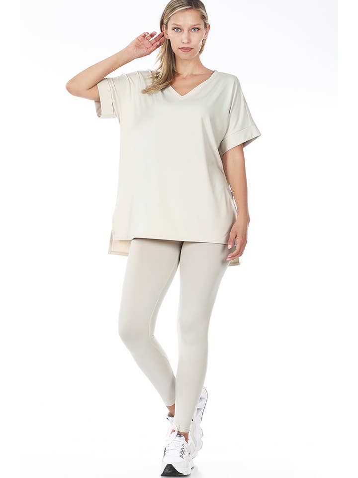 42POPS - Wholesale Lounge Set - Women's - ..SI-18582 Tunic & Leggings 2pc Set