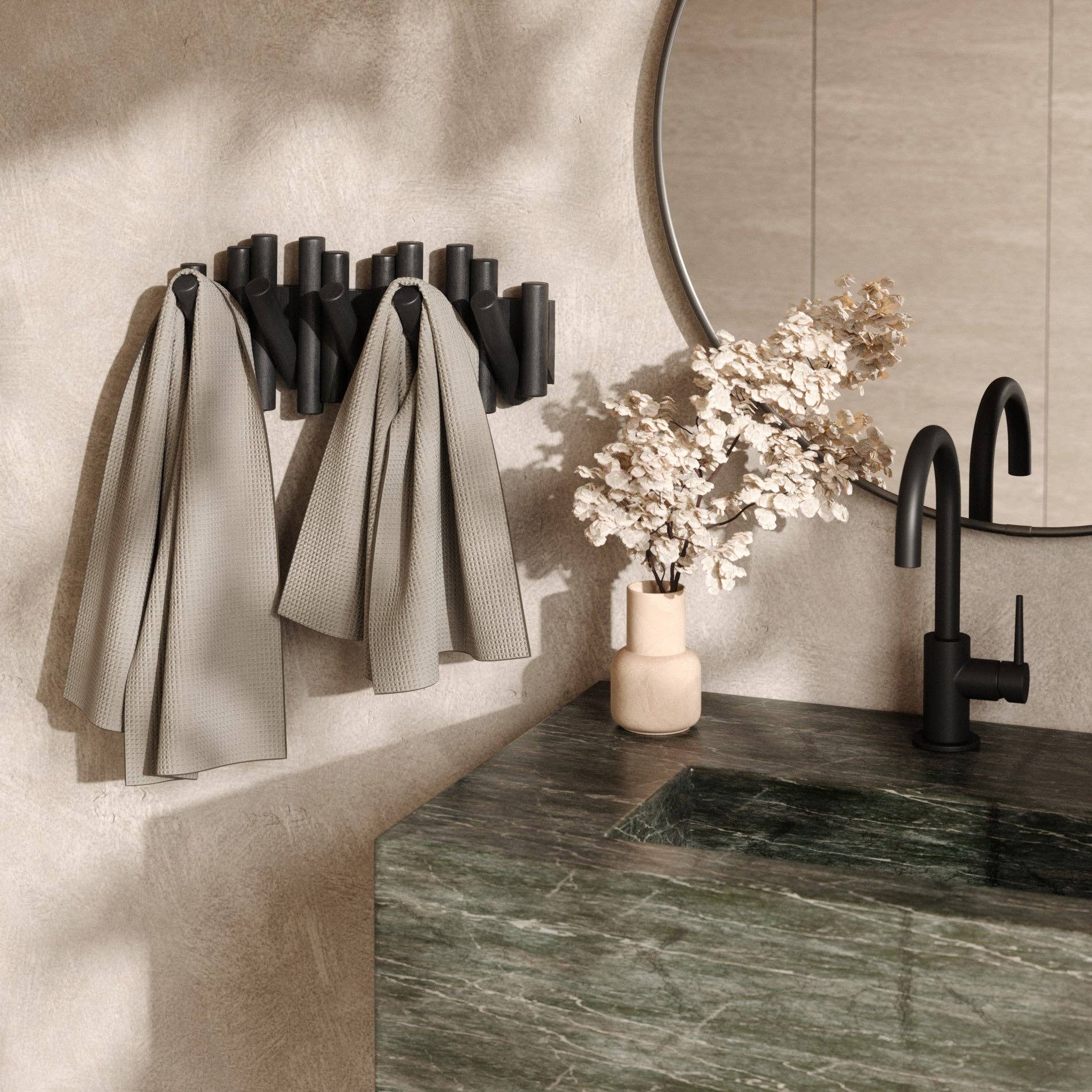 Umbra - Wholesale Wall Hook - Picket Wall-Mounted Coat Rack Rail Hook18