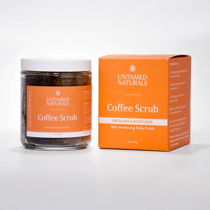 Coffee Scrub – vegansk och naturlig kroppsskrubb för wholesale av Untamed Naturals