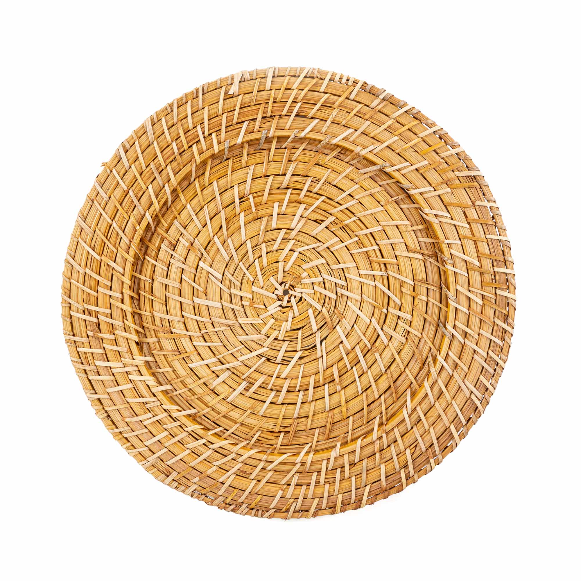 Portofino International Trading, USA - Wholesale Charger Plate - Decorative Rattan Charger Plate 13"
