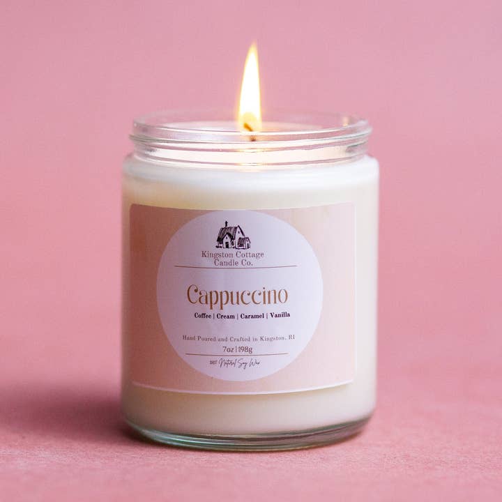 Kingston Cottage Candle Co. - Wholesale Jar/Filled Candle - Cappuccino Candle2