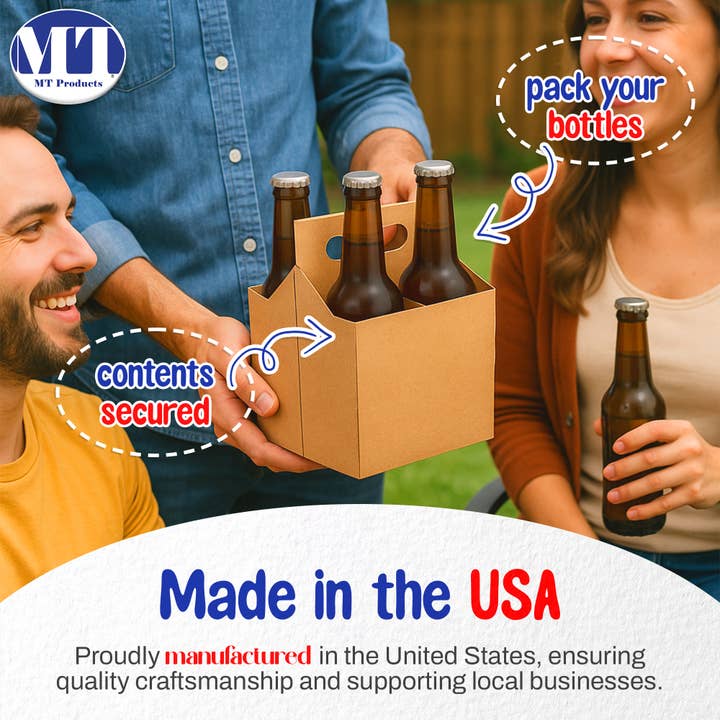 MT Products - Wholesale Bottle Rack/Holder - MT Products Cardboard Drink Carrier/Bottle Holder9