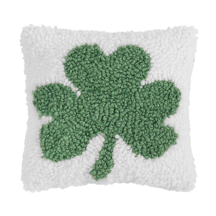 St. Patrick's Day Shamrock Mini Throw Pillow for wholesale by C&F Home