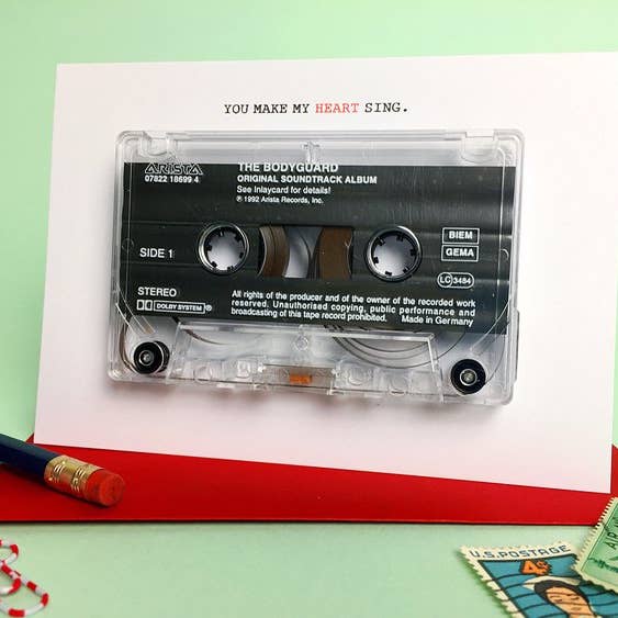 Tarjeta de felicitación «You make my heart sing» para venta al por mayor de fracas studios.