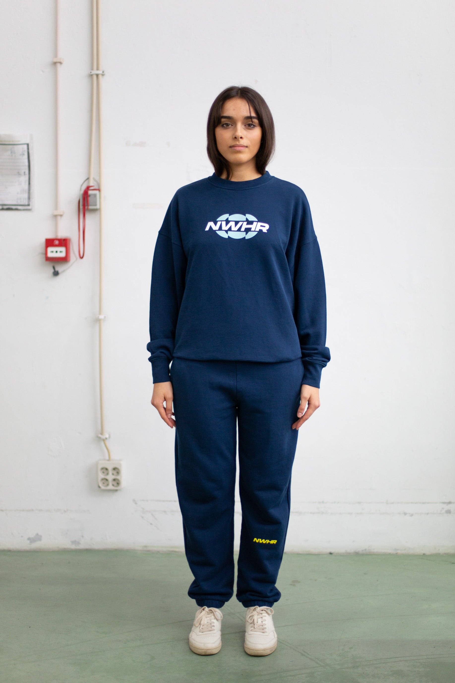 NWHR - Vendita all'ingrosso Felpa stampata - Unisex - Crewneck NWHR Worldwide biologico2