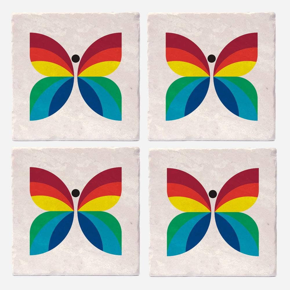 Versatile Coasters Canada - Wholesale Coasters - CBC Butterfly 1966 to 1974 Logo Coasters1