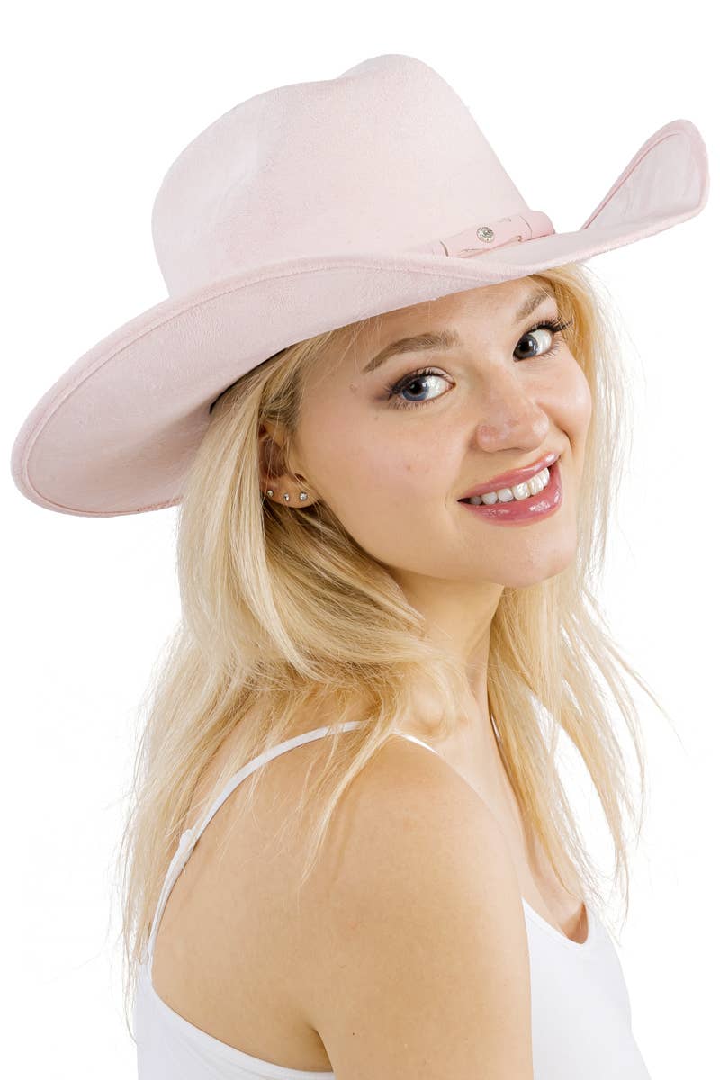 Cap Zone – Engroshandel Cowboyhat - Dame – Falsk nubuck ruskind cutter cowboyhat34