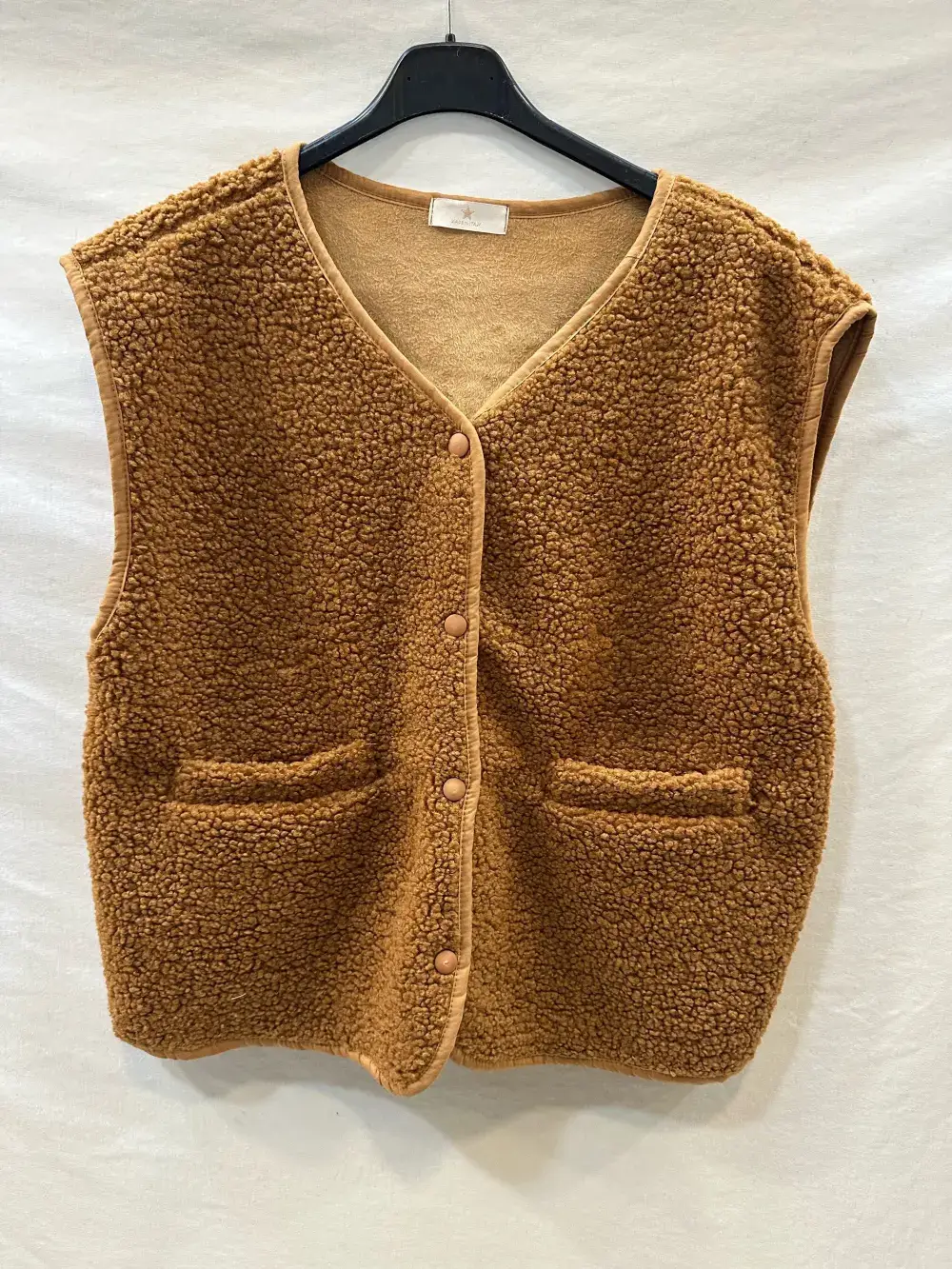 Mimi & Gogo - Wholesale Outerwear Vest - Women's - Plain Fleece Vest @3433_GiUniMoimoute4