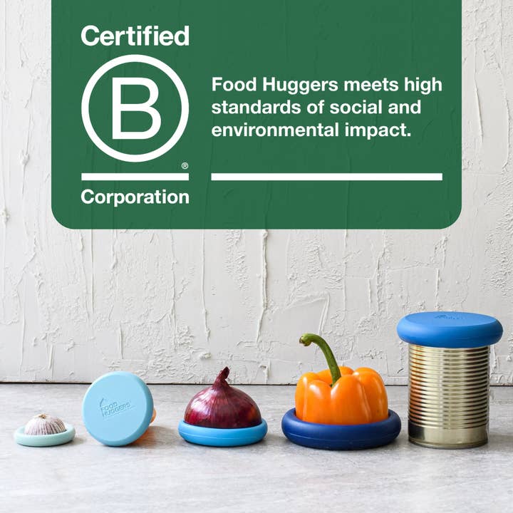 Food Huggers - Wholesale Food Storage Wrap/Bag - Ice Blue Food Huggers - Set of 56