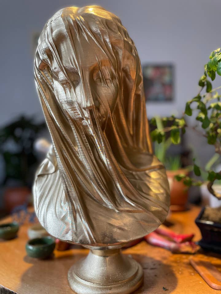Estatua de la Dama Velada de 22 pulgadas para venta al por mayor de RomaArtSculptures