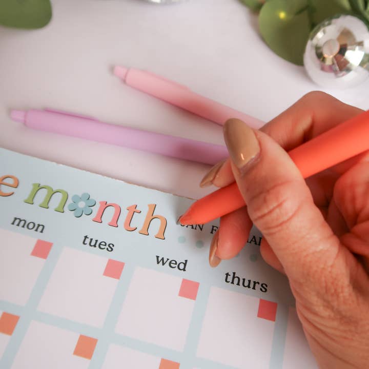 Created By Christine - Wholesale Planner - The Month | monthly planner notepad3