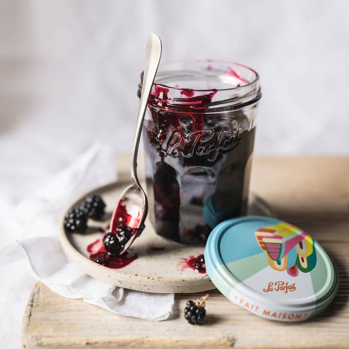 Le Parfait - Wholesale Jar - 385ml French Jam Jar Faceted Jelly Glass W Metal Twist Lid7