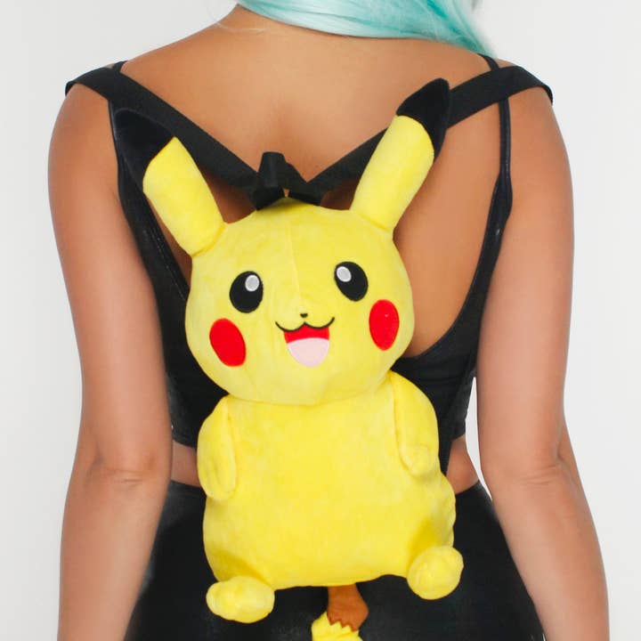 LASR – wholesale Backpack – Women's – Pokemon Pikachu Plush Backpack2