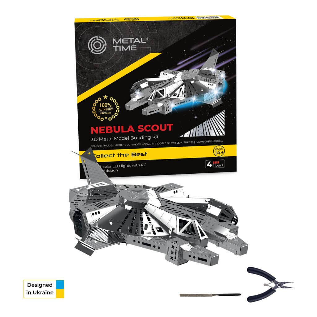 METAL-TIME INC. - Vendita all'ingrosso Kit per lavoretti fai da te - NEBULA SCOUT STARSHIP DIY kit9