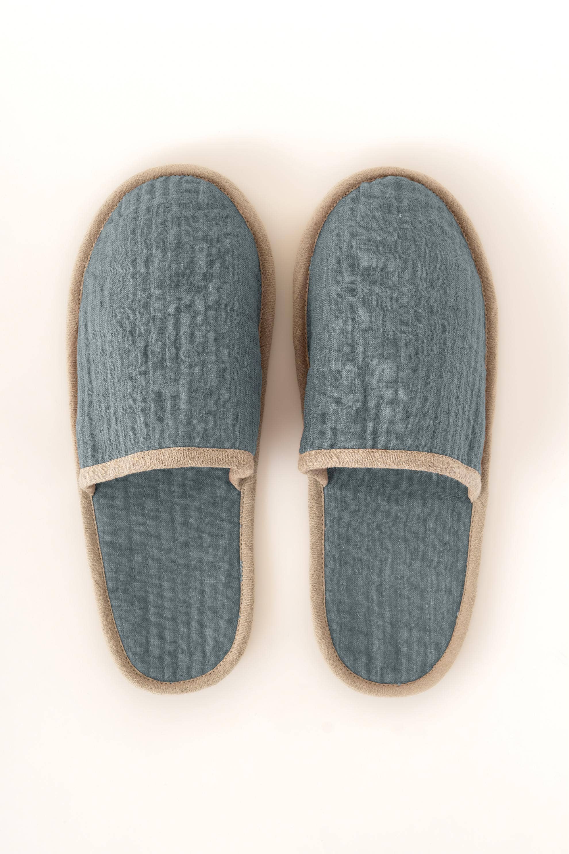 Live Linen - Wholesale Slippers - Women's - Natural Piping Linen Slippers – Relaxed Comfort7