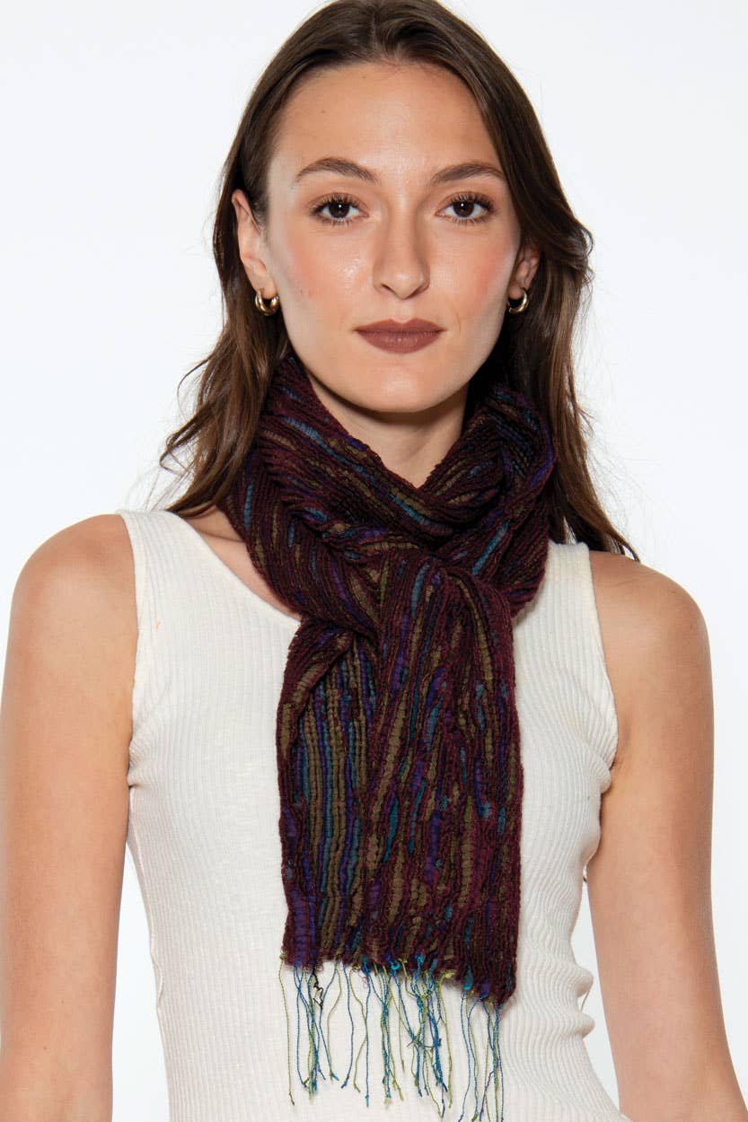 Sevya Handmade - Vente Écharpe – femme - Revati Écharpes en soie et laine17