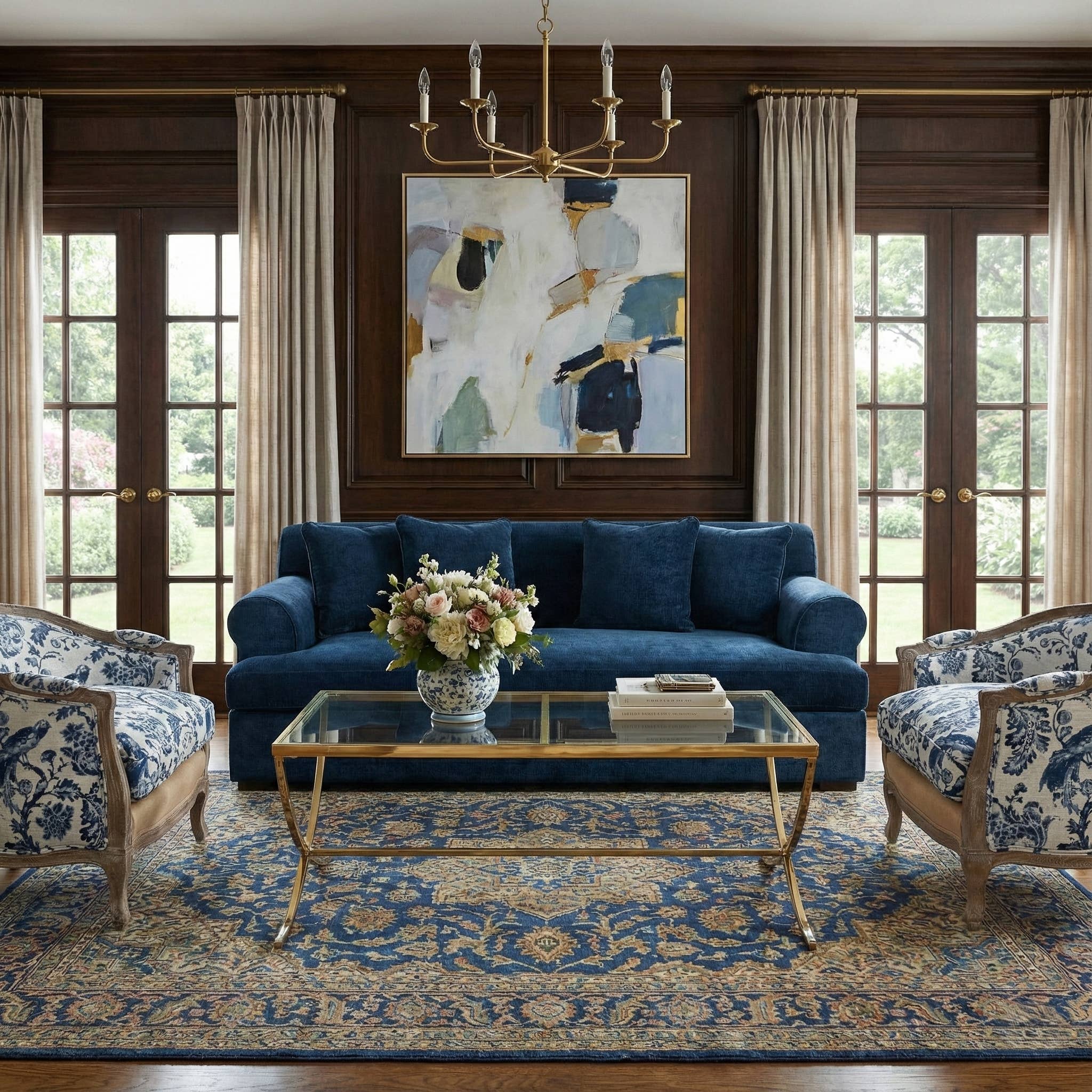 Park Hill Collection - Wholesale Sofa - Estate Sofa, Imperial Indigo