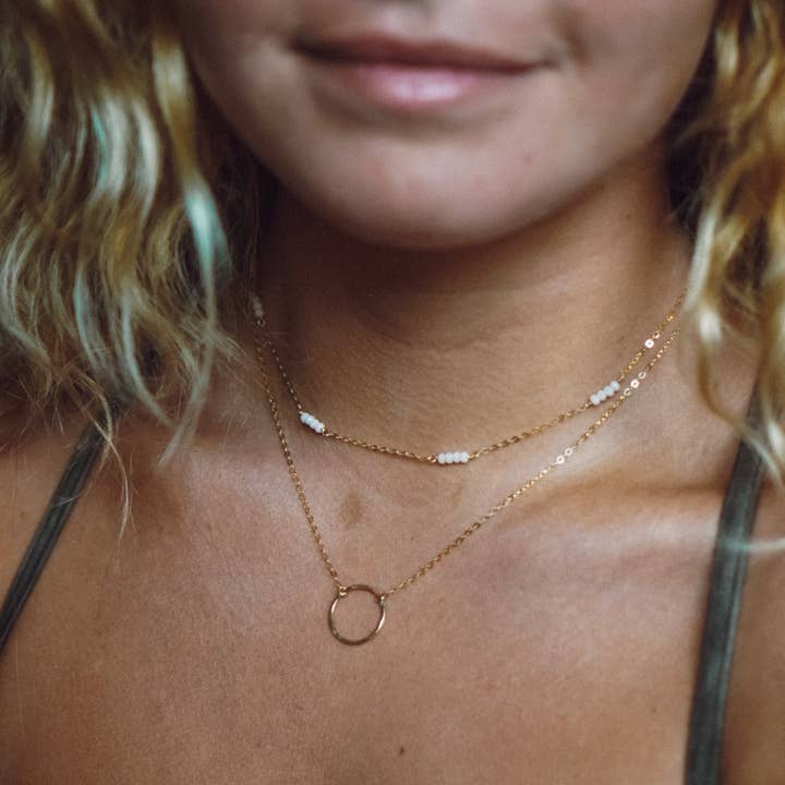 Siena halsketting - ivoor voor wholesale door Rippie Mae