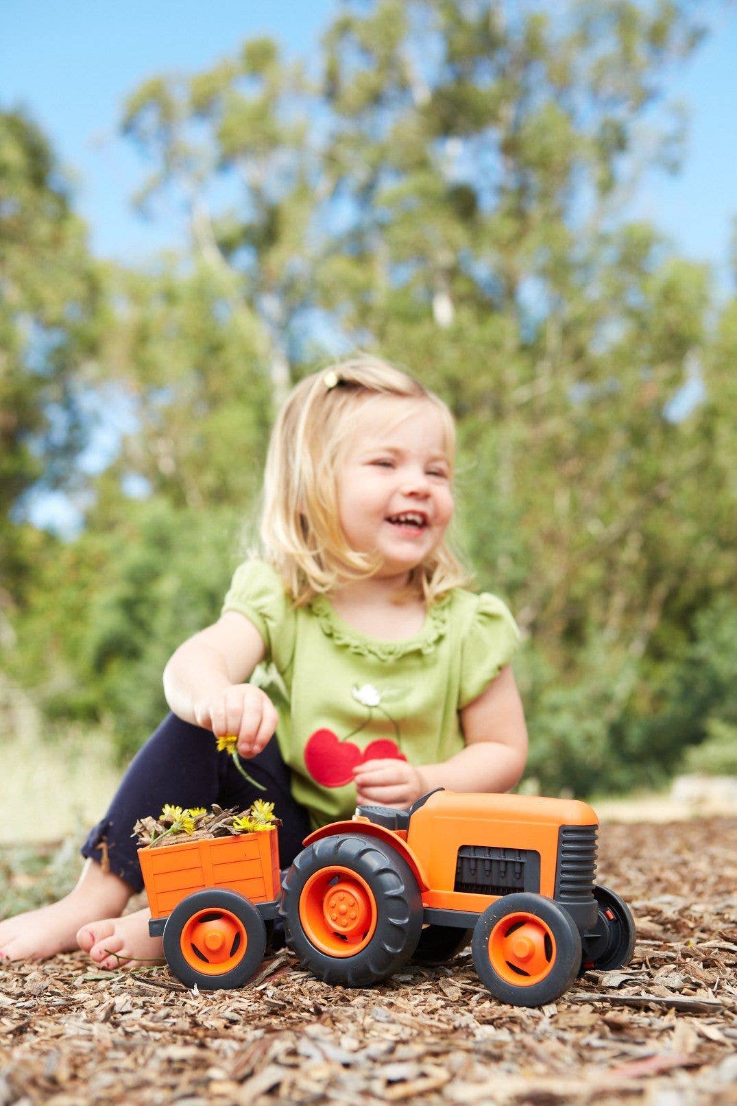 Green Toys - Wholesale Toy Car/Truck - Kids - Tractor - Orange3