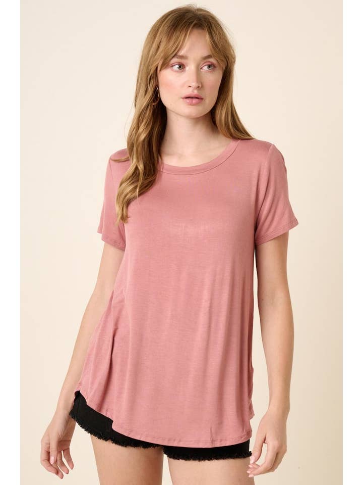 mittoshop - Wholesale T-Shirt - Women's - BT5339-SCOOP NECK ROUNDED HEM BAMBOO TOP7