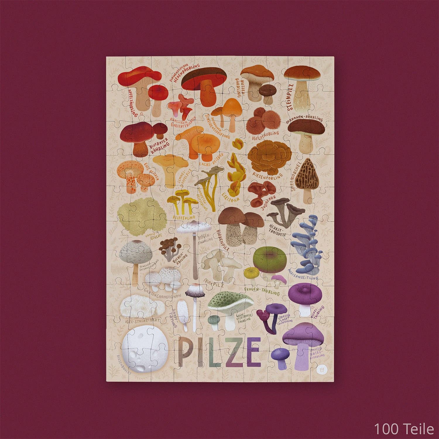 Willa Wunst GmbH – Großhandel Puzzle - Erwachsene – Pilzvielfalt Puzzle5