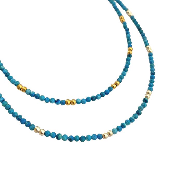 TURQUOISE BASIC HALSKETTING voor wholesale door Nativa Jewels