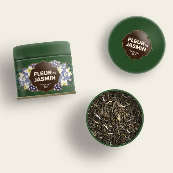 Maison Bourgeon - Wholesale Loose Tea - Organic jasmine flavor green tea “Jasmine flower”