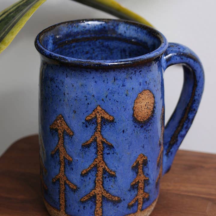 Sawdust and Clay - Wholesale Coffee Mug - Artisan Nature Mugs- The Pines0