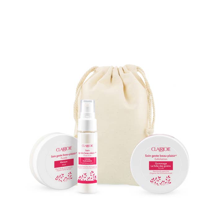 Pochette découverte beau-plaisir® Détox peau mixte pour la vente par Clairjoie