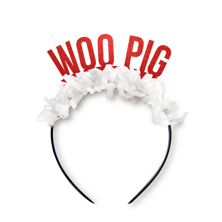 Festive Gal - Wholesale Party Hat/Crown - Arkansas Game Day Headband - Woo Pig1