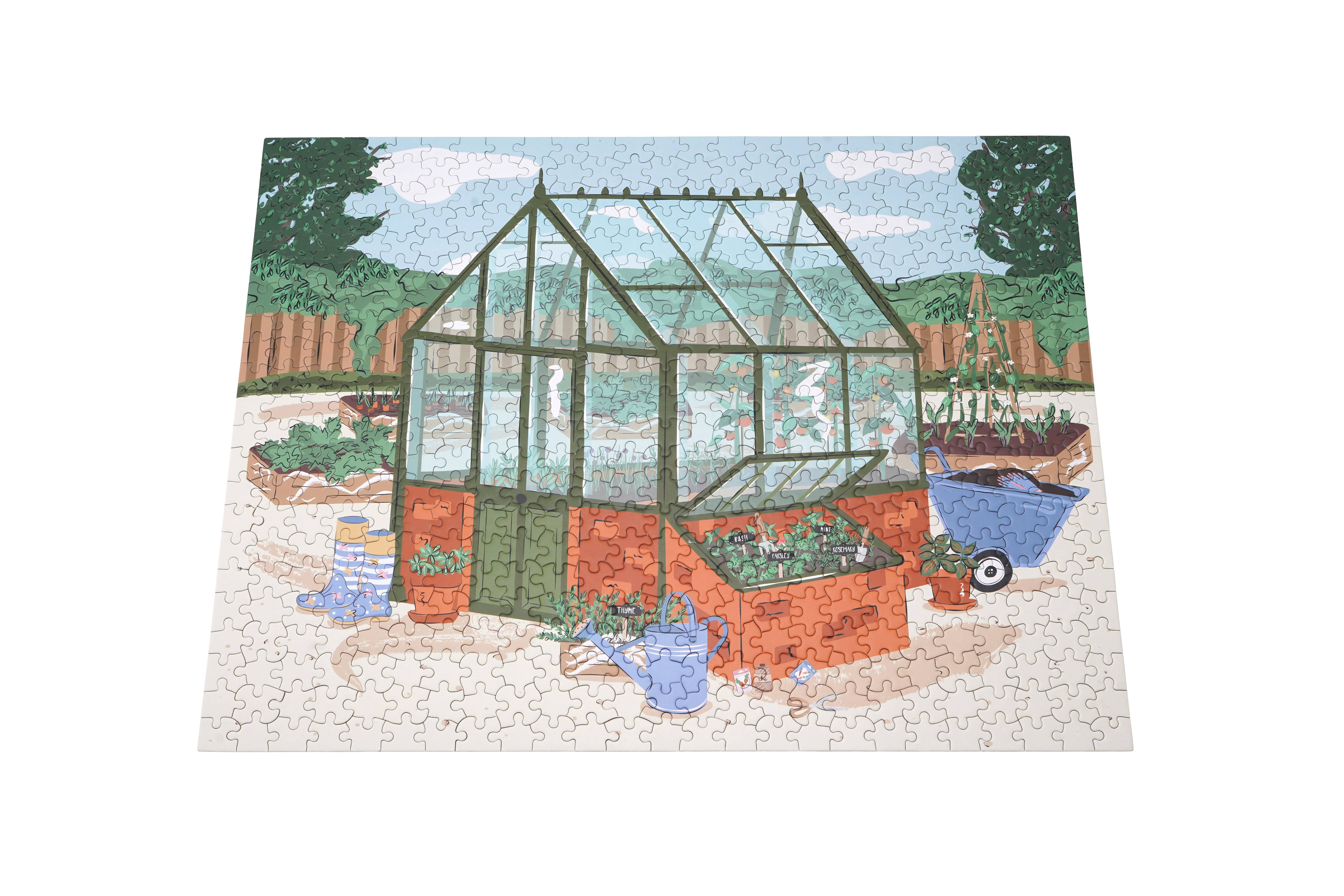 CGB Giftware - Vente Puzzle – adulte - The Potting Shed Puzzle à effet de serre 550 pièces1
