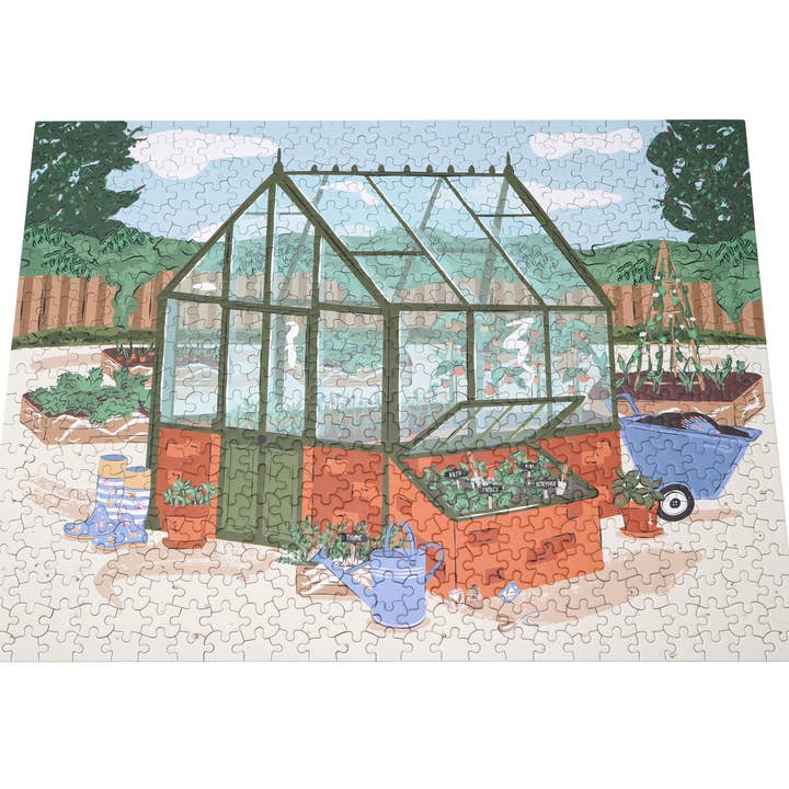 CGB Giftware - Wholesale Puzzle - Adult - The Potting Shed 550pc Greenhouse Jigsaw Puzzle1