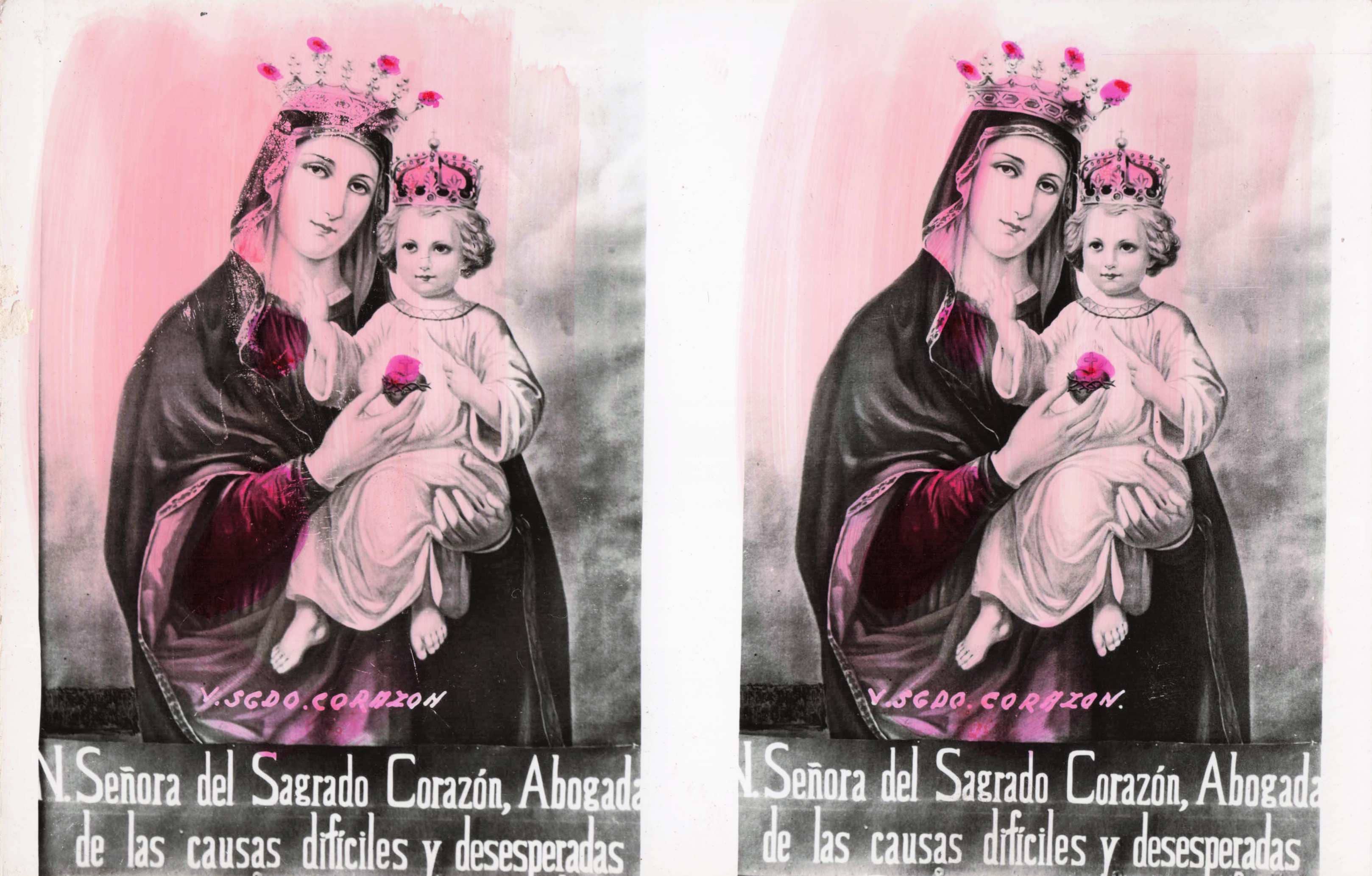 Tesoros Trading Company - Wholesale Religious Card -  Religious Hand-Tinted Card, Mx.- Asst. Virgin Maria Images11