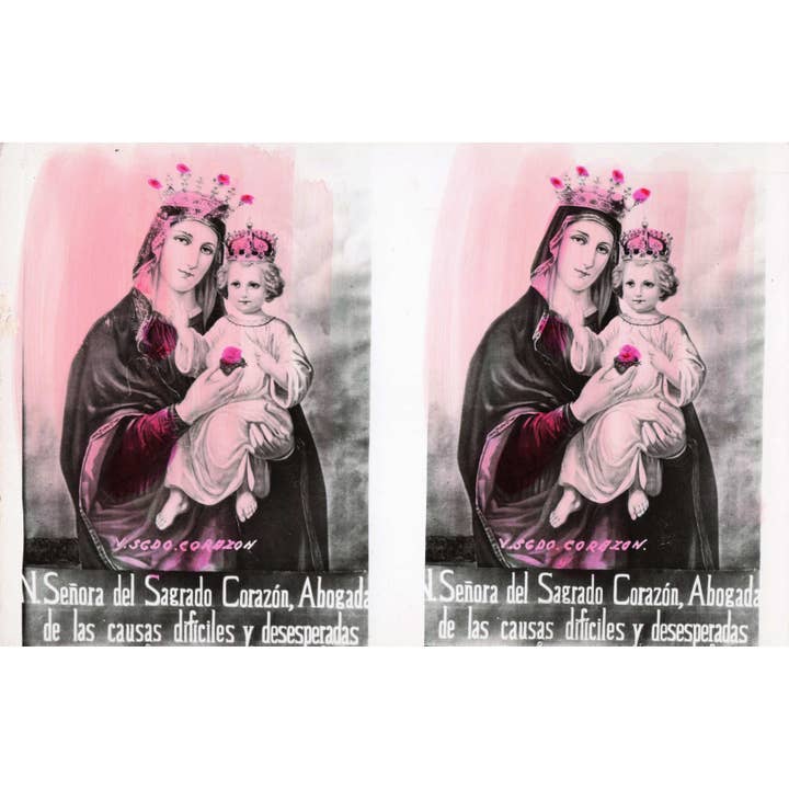 Tesoros Trading Company - Wholesale Religious Card - Religious Hand-Tinted Card, Mx.- Asst. Virgin Maria Images11