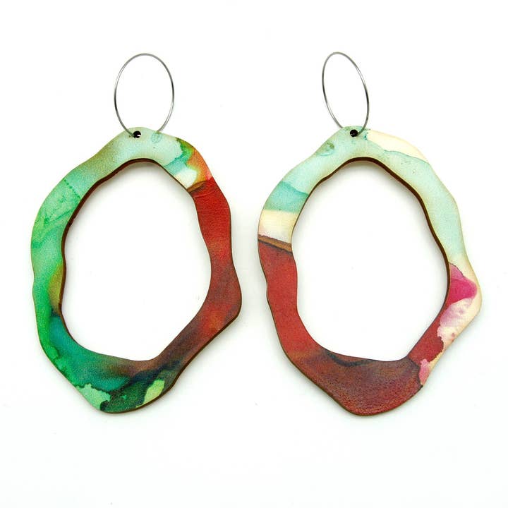 Brincos Declaração Delight Rock Hollow por atacado de Solart