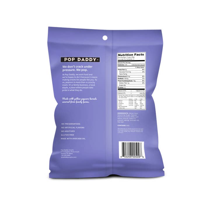 Pop Daddy Snacks - Wholesale Popcorn - Pop Daddy – Premium Kettle Corn Flavored Popcorn 2.0oz