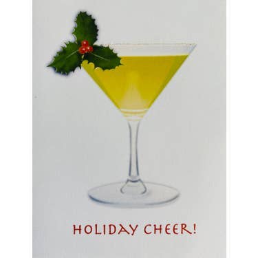 Studio Daedre - Wholesale Christmas Card - Christmas Holitini - Boxed Note Cards