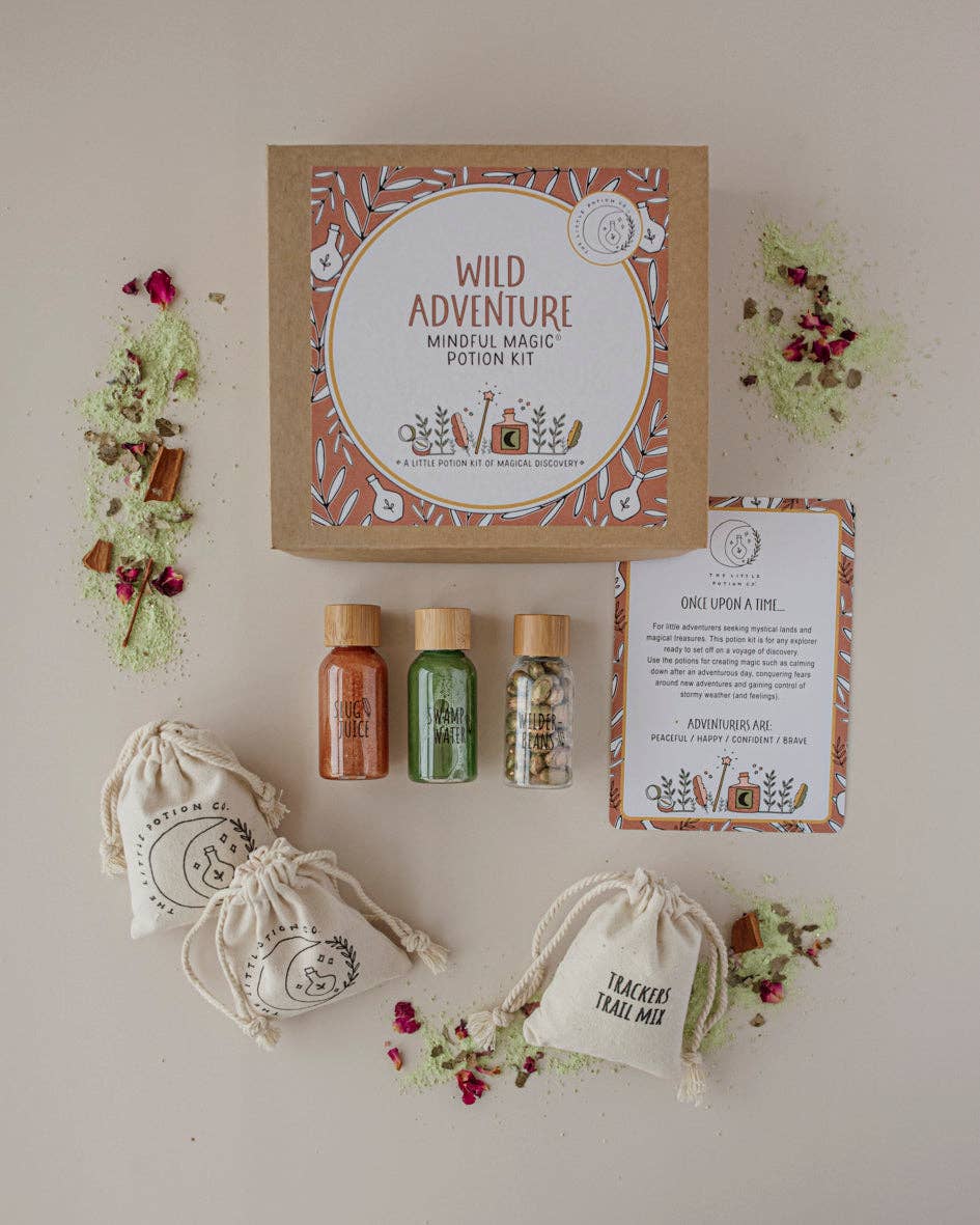 The Little Potion Co - Vente Kit de bricolage – enfant - Aventure Sauvage - Kit de Potion de Pleine Conscience4
