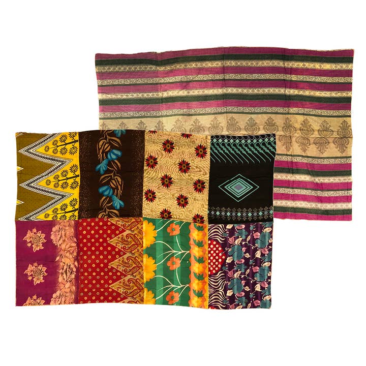 WorldFinds - Wholesale Picnic Blanket - Sari Chic Sarong + Blanket