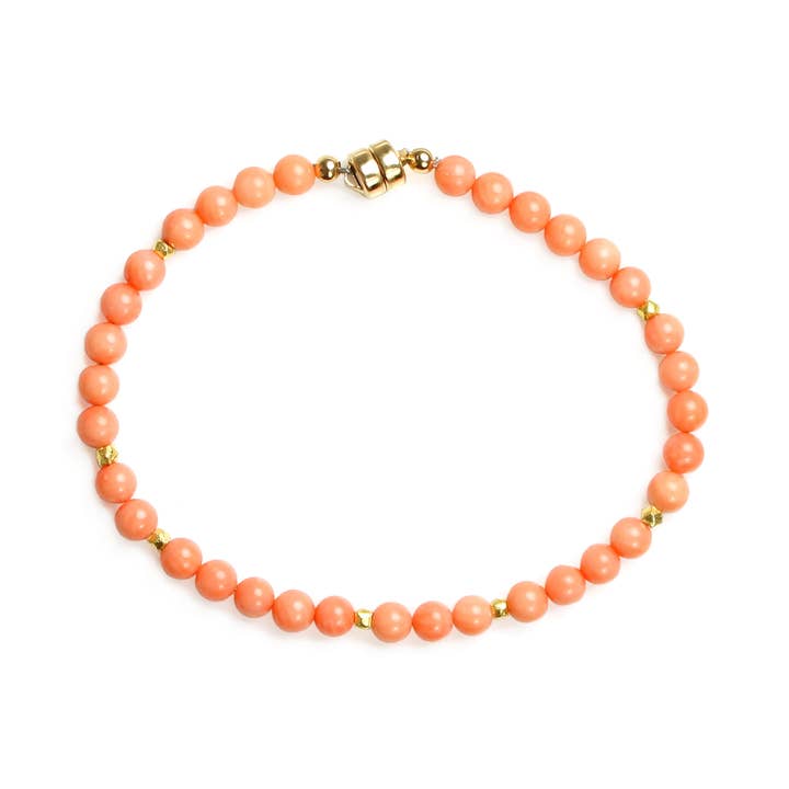 B-4009 CORAL BRACELET for wholesale by Alicia Van Fleteren Jewelry Design