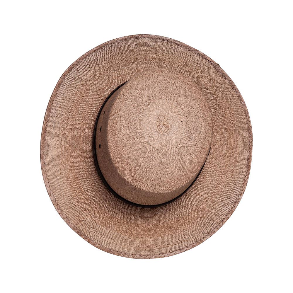 Palma Cappello da sole in paglia di palma messicana fine - Stile Cozumel in vendita all'ingrosso su Faire6