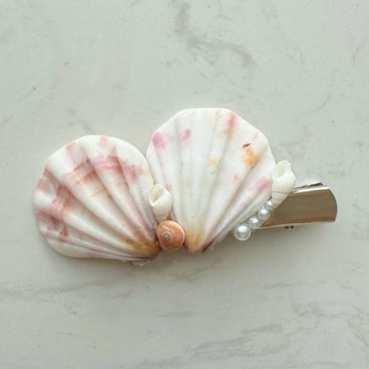 Handmade Sea Shell Hair Clips, Hair Accessories for wholesale by GLifee