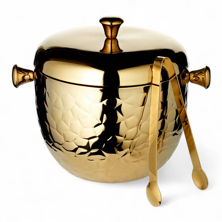 Rico ice bucket gold (height 21 cm) for wholesale by EDZARD