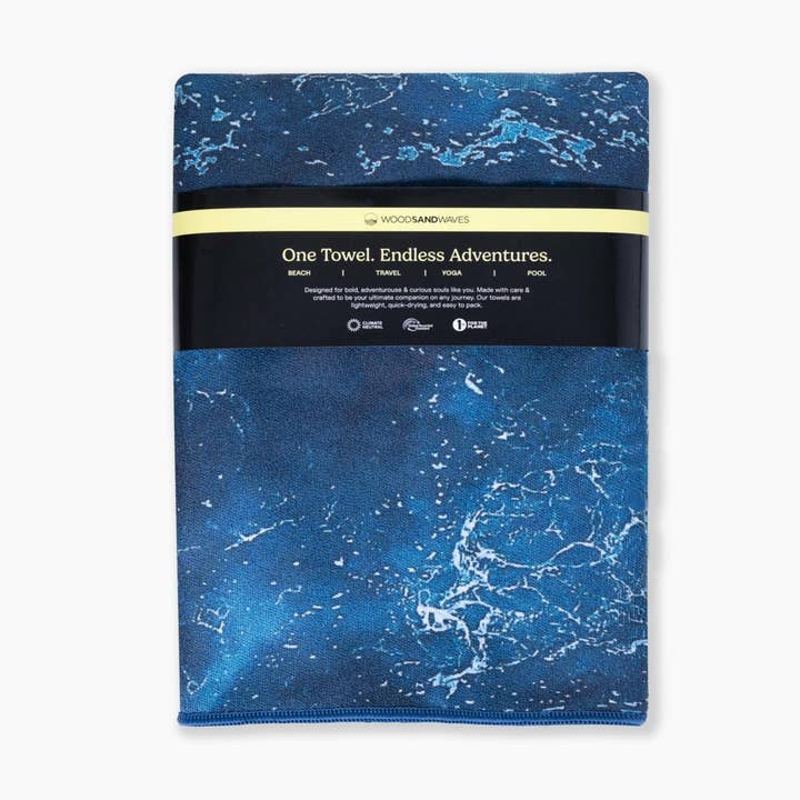 WOODSANDWAVES - Wholesale Beach Towel - Wild Ocean - Sand-Repellent Beach Towel with Secret Pocket (180cm x 80cm)6