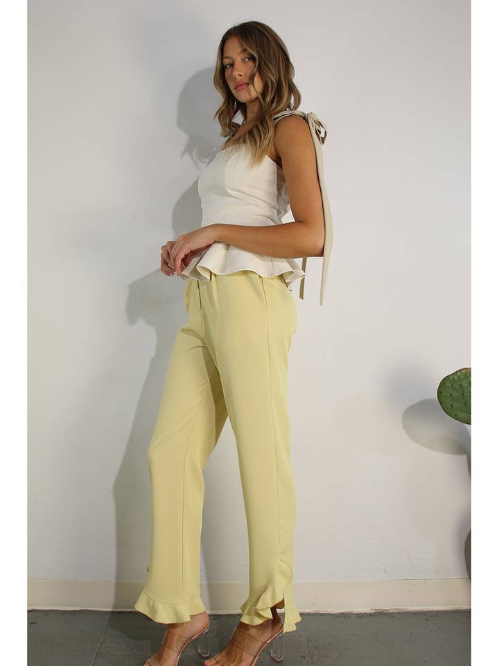 RUFFLE BOTTOM PANTS for wholesale by Mulla