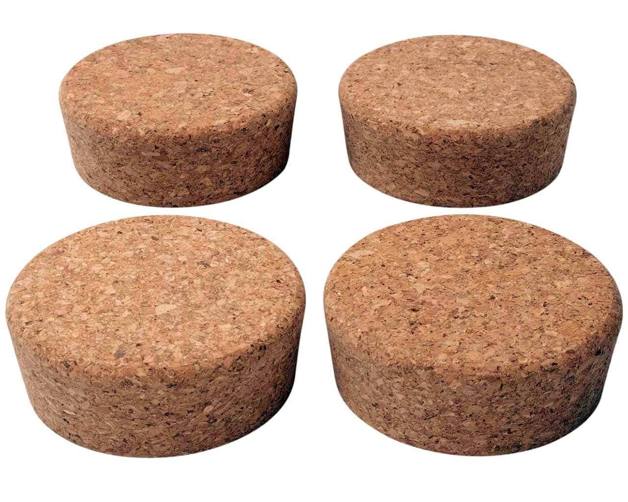 Mason Jar Lifestyle - Wholesale Food Storage Container - Cork Lid / Stopper for Mason Jars 4 Pack5