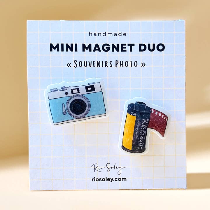 Handgjord Mini Magnet Duo – Souvenirfoto för wholesale av Rio Soléy